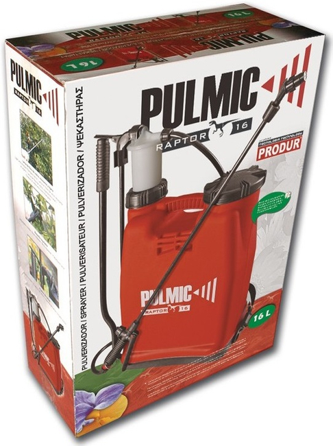 PULMIC RAPTOR 16 ADVANCED ZÁDOVÝ TLAKOVÝ RUČNÍ POSTŘIKOVAČ PÍST 16L EWIMAX - OFICIÁLNÍ DISTRIBUTOR - AUTORIZOVANÝ PRODEJCE PULMIC