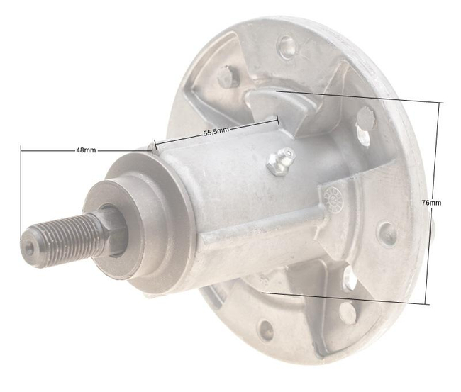 Adapter kosiarki John Deere LA150;LA175; G110;190C 54 cala gw7ram RO12495
