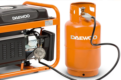 DAEWOO GDA 7500 DFE AGREGAT GENERATOR PRĄDOTWÓRCZY LPG / BENZYNA 1x16A, 1x32A MOC 6,5kW  - OFICJALNY DYSTRYBUTOR - AUTORYZOWANY DEALER DAEWOO