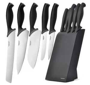 Set of 5 knives in Control block black 1073023