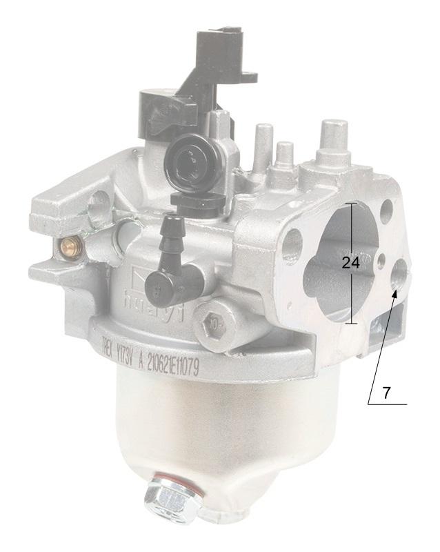 Gaźnik Kohler XT173 RO20827 – detale montażowe