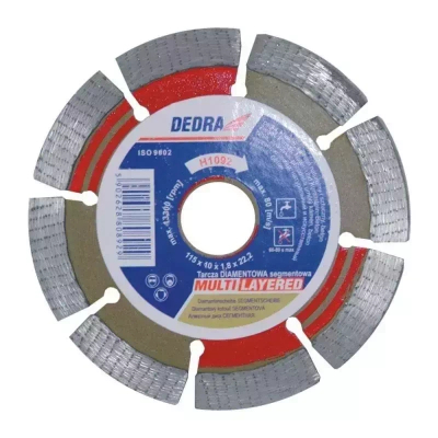 DEDRA H1094 Tarcza diamentowa segmentowa 150x22,2 klinkier beton kamień cegła