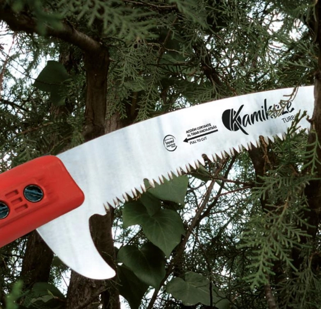 KAMIKAZE 3*1.50 BH 6541 TELESCOPIC OVAL SAW FOR LUMBER AND BRANCHES 4.5m