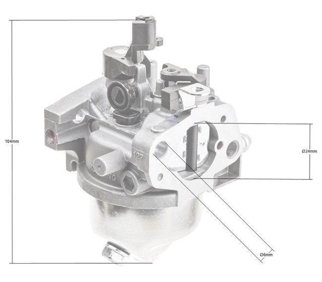 Loncin LC1P70FC karburátor ORIGINÁLNÍ DÍL