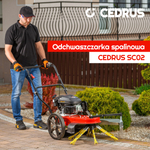 CEDRUS SC02 BENZÍNOVÝ ČISTIČ KARTÁČŮ ODSTRAŇOVAČ MECHU ODSTRAŇOVAČ PLEVELE ČIŠTĚNÍ DLAŽEBNÍCH KOSTEK, DESEK, CHODNÍKŮ - EWIMAX - OFICIÁLNÍ DISTRIBUTOR - AUTORIZOVANÝ PRODEJCE CEDRUSU