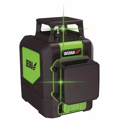 DEDRA MC0906 Multilaser 2D poziomica laserowa zielona 360° laser krzyżowy niwelator