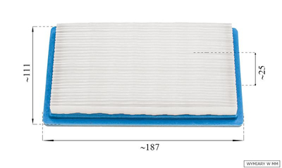 Kawasaki FH430 V air filter 8R04-41