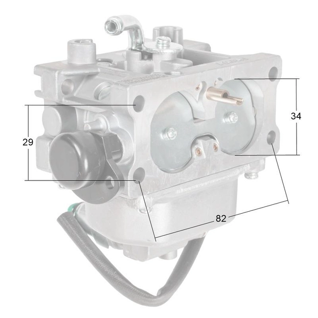 Karburátor Loncin 2P80F ORIGINÁLNÍ DÍL