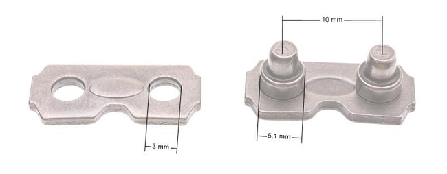 Ogniwo łączące z nitem Harvester .404 2.0 D4 kpl D4-H