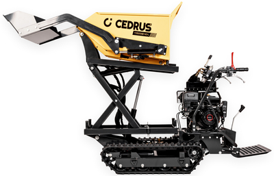 CEDRUS TR500GE-HD-L Transporter Spalinowy Gąsienicowy z Ładowaczem i Górnym Wysypem CEDTR500GE-HD-L