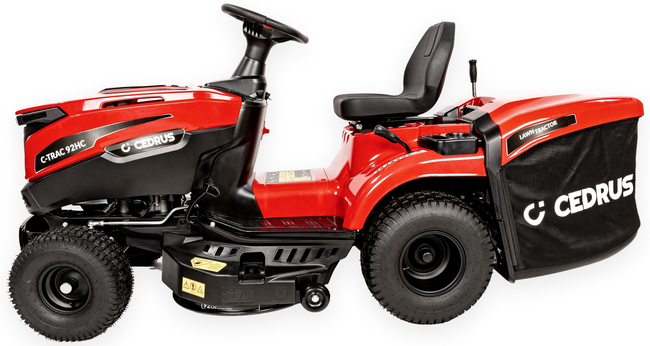 CEDRUS C-TRAC 92HC Rear-Dump Self-Propelled Lawn Mower with 92cm HYDROSTAT RECYCLING VELOPMENTS C-TRAC-92HC EWIMAX OFFICIAL DISTRIBUTOR - AUTHORIZED DEALER CEDRUS