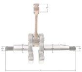Kawasaki TJ53E crankshaft 49119-0012