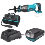18V CORDLESS TOOL SET, DEDRA SAS+ALL DED7021 SABRE SAW, 2.0AH BATTERY, CHARGER, 16" BAG
