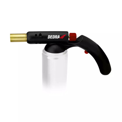 DEDRA 31A030 Palnik gazowy PIEZO 3kW, lampa lutownicza propan-butan 1200°C
