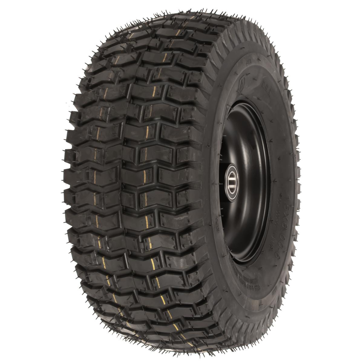 Koło przód Kpl. 15x6-6 Cedrus traktorek C-TRAC-86MS C-TRAC-92HC C-TRAC-98HS C-TRAC-102HC 760477 widok z boku