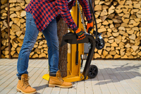 CEDRUS LS08 HYDRAULIC ELECTRIC WOOD SPLITTER CEDRUS LS08V VERTICAL CHIPPER PRESSURE 11 TONS CEDLS08V - EWIMAX - OFFICIAL DISTRIBUTOR - AUTHORIZED CEDRUS DEALER