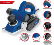 DEDRA DED7967 ELEKTRICKÝ HOBLÍK 1050W - OFICIÁLNÍ DISTRIBUTOR - AUTORIZOVANÝ PRODEJCE DEDRA