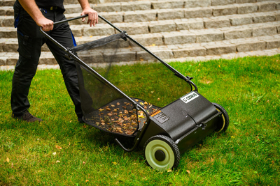 CEDRUS SP31110 grass leaf sweeper with basket 66cm - OFFICIAL DISTRIBUTOR - AUTHORIZED DEALER CEDRUS