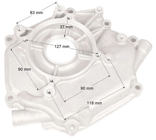 Loncin oil pan side cover G390F G420F ORIGINAL PART 110820016-0001