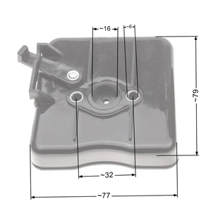Obudowa filtra powietrza NAC WLBC;SPS;BC z filtrem kpl wykaszarki marketowe NZ179