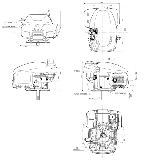 MOTOR HONDA GCV200 PETROL PRO SEKAČKY 5,6 HP 201 cm3 VERTIKÁLNÍ VENTILOVÁ HŘÍDEL 25x85mm MOTOR GCVX 200 HONDA , VANGUARD , B&S , BRIGGS & STRATTON, KOHLER, KAWASAKI