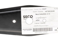 Cedrus lawn mower blade Cedrus tractor Challenge right PART ORIGINAL S532050422843