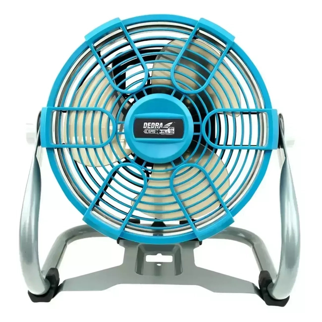 18V AKUMULÁTOROVÝ VENTILÁTOR DEDRA DED7074 230MM / 9", 2 RYCHLOSTI, NASTAVITELNÝ SMĚR FOUKÁNÍ, MOŽNOST ZAVĚŠENÍ