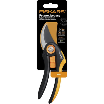Fiskars Sekator nożycowy Plus P521 1057167 bypass do świeżych gałęzi 24 mm