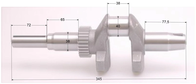 Rato engine R670 crankshaft 13300-Z120230-00A0