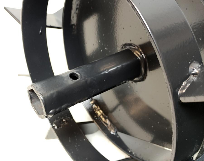 METAL WHEELS OF HSDT SOIL PLANTER HEXAGONAL AXIS DIAMETER 330MM ZU