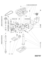 PŁYTA STOŁU RUCHOMEGO DEDRA