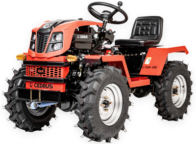 CEDRUS C-TUR 18B 4x4 MINI ZEMĚDĚLSKÝ TRAKTOR SPRINIC MULTIFUNKČNÍ LONCIN LC192FD 18HP 4x4 - OFICIÁLNÍ DISTRIBUTOR - AUTORIZOVANÝ PRODEJCE CEDRUS