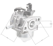 Loncin LC1P61F carburetor ORIGINAL PART 170020454-0002