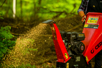Cedrus RB02 rozdrabniacz spalinowy rębak do gałęzi 10 cm Loncin 6,5 KM
