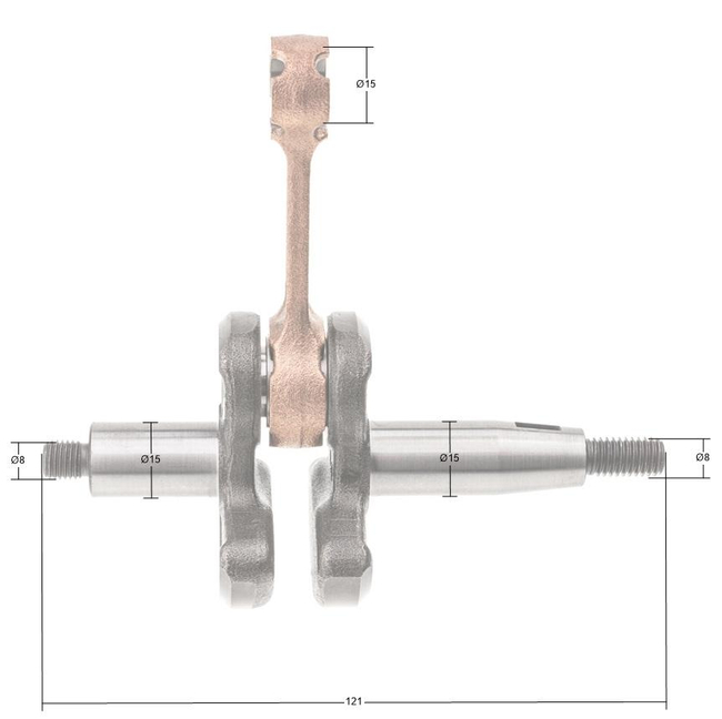 CEDRUSKW45 crankshaft 416249
