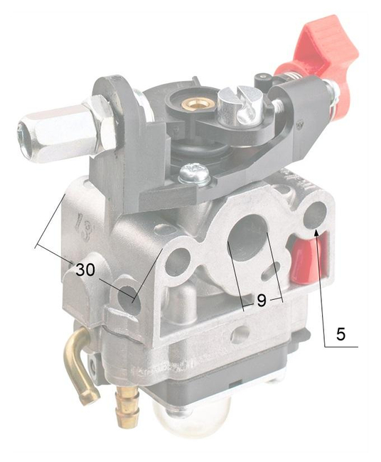 Kawasaki TH23 carburetor/ shears/ WYB-5