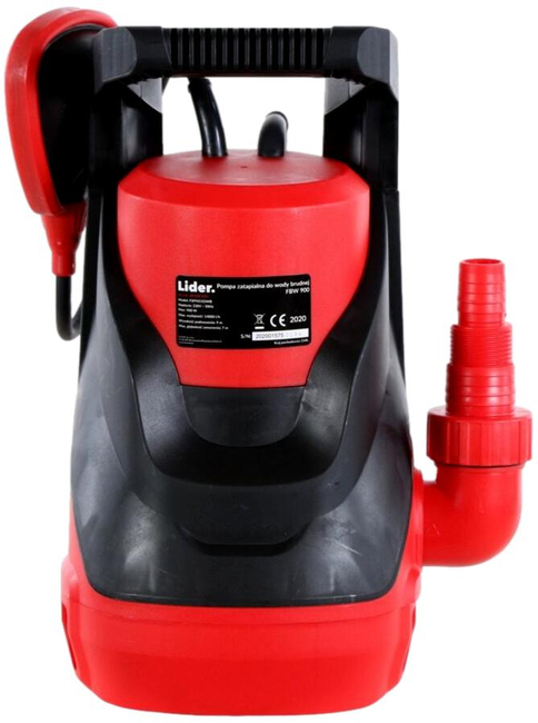 LIDER FBW900 DRAINAGE PUMP FOR CLEAN CLEAN WATER 900W 14000 l/h - OFFICIAL DISTRIBUTOR - AUTHORIZED LIDER DEALER