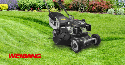 WEIBANG WB537SC V ALL- BBC MOTORIZED PETROL MOWER WITH CARDAN SHAFT DRIVE / ALUMINIUM / SPRING / PROFESSIONAL 6.5 HP / 53 cm - OFFICIAL DISTRIBUTOR - AUTHORIZED WEIBANG DEALER