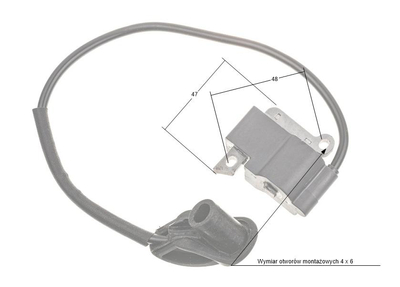 Stihl FS120 FS200 FS250 FS300 FS350 FR350 N/T ignition module 490044