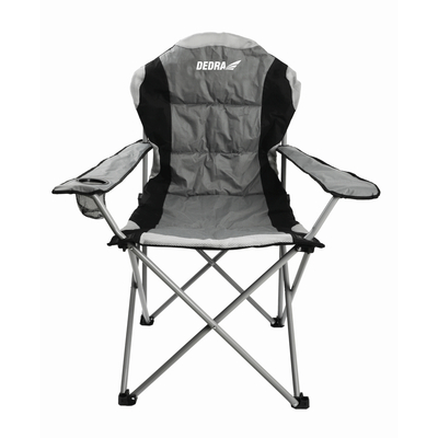 DEDRA N1026 Krzesło campingowe składane, fotel turystyczny wędkarski 90x58x110 cm