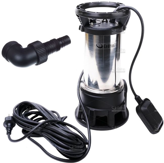 CEDRUS PZ1100 ODVODŇOVACÍ ČERPADLO PRO ČISTOU VODU INOX 1100W 20000 l/h - EWIMAX - OFICIÁLNÍ DISTRIBUTOR - AUTORIZOVANÝ PRODEJCE CEDRUS