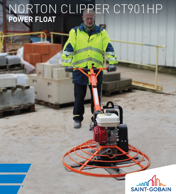 NORTON CLIPPER CT1201 MP COMPACTIONAL PACKER FOR CONCRETE POSITIONS HONDA GX270 - ø 1200mm + TALER FREE - OFFICIAL DISTRIBUTOR - AUTHORIZED DEALER NORTON CLIPPER