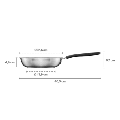 Fiskars Functional Form 1072249 patelnia 20 cm z powłoką ceramiczną Ceratec™