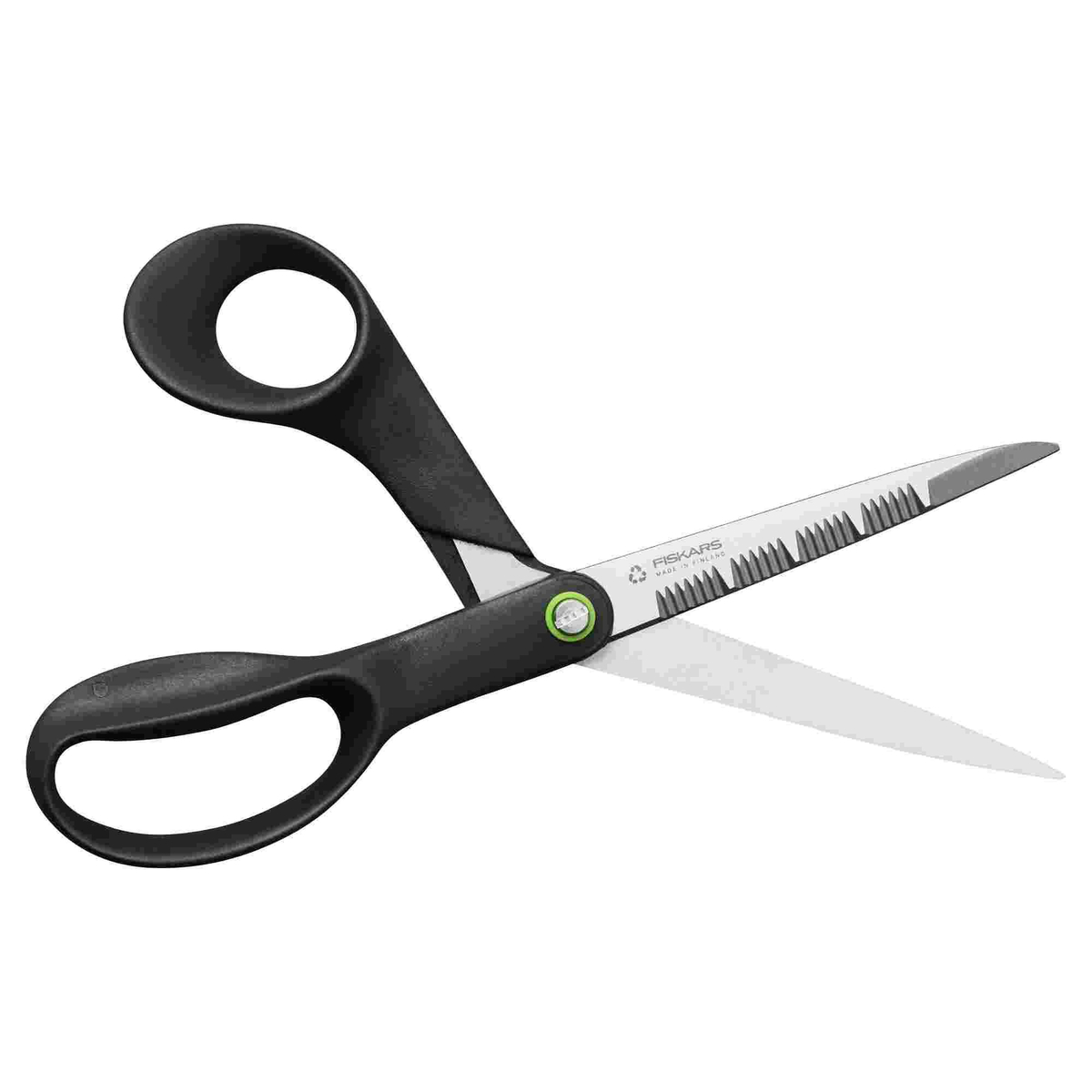 Nożyczki kuchenne Fiskars Functional Form ReNew 21 cm 1074545 ząbkowane ostrza