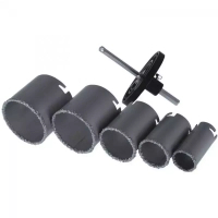 ZESTAW WYCINACZY, OTWORNIC DEDRA DED1517 Z NASYPEM WOLFRAMOWYM 33, 43, 53, 67, 73MM