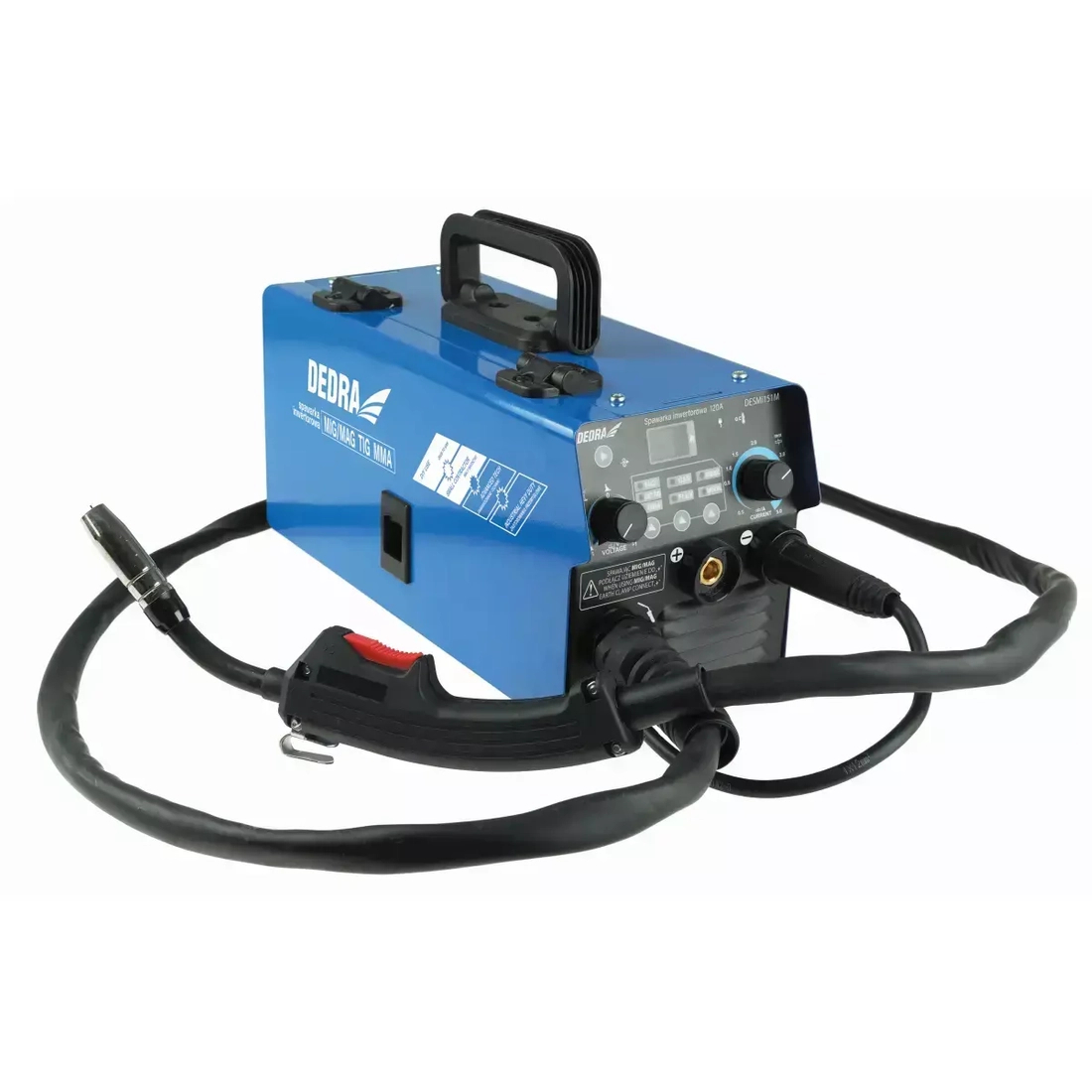 SPAWARKA INWERTOROWA IGBT MIG/MAG DEDRA DESMI151M 120A - widok ogólny