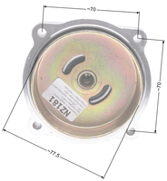 NAC clutch basket 7F / 26mm / 78mm with housing kpl. market mowers NZ181