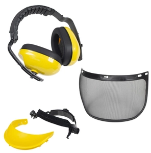 Mesh face shield plus ear defenders NZ946