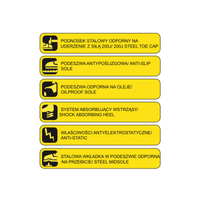 SAFETY BOOTS T2A, SUEDE, SIZE: 40, KAT.S1P SRC DEDRA