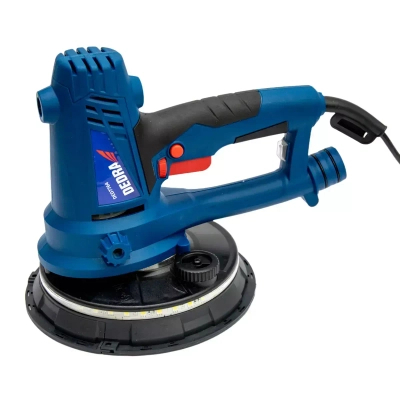 RUČNÍ BRUSKA NA SÁDRU DEDRA DED7764 750W, KOTOUČ 180MM, NA SÁDRU, S ODSÁVÁNÍM PRACHU